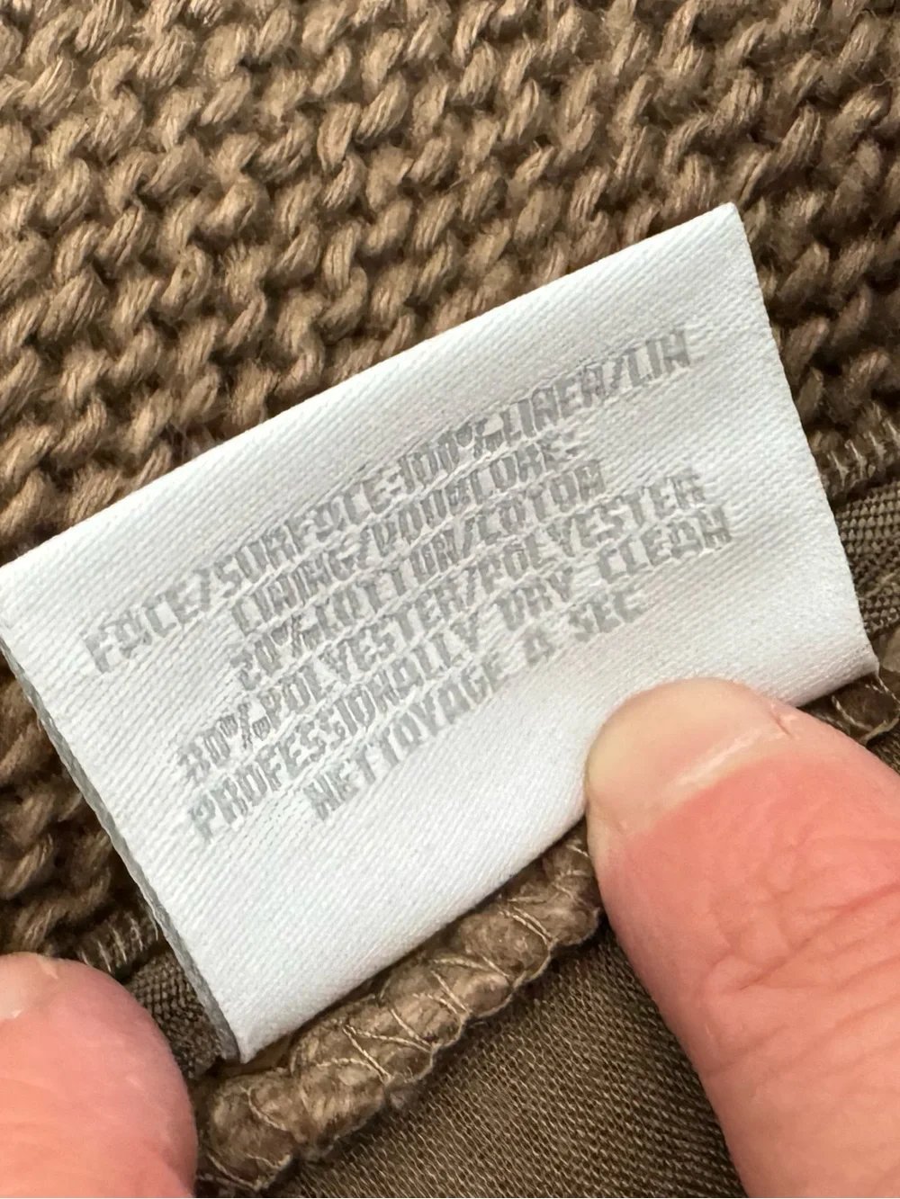 Restoration Hardware Linen Cable Knit Pillow Covers set of 2 25”X26”